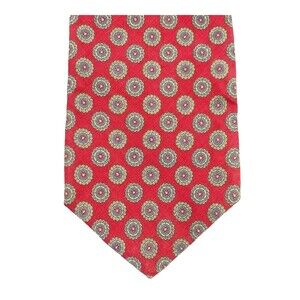 #5879 Bert Pulitzer Maroon Floral Pattern Mens Necktie, Tie 56x3.5